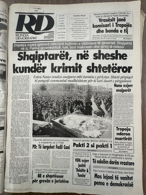 Rilindja Demokratike 1998-01-09